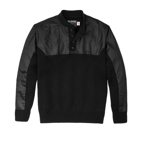 Filson Henley Guide Sweater Black