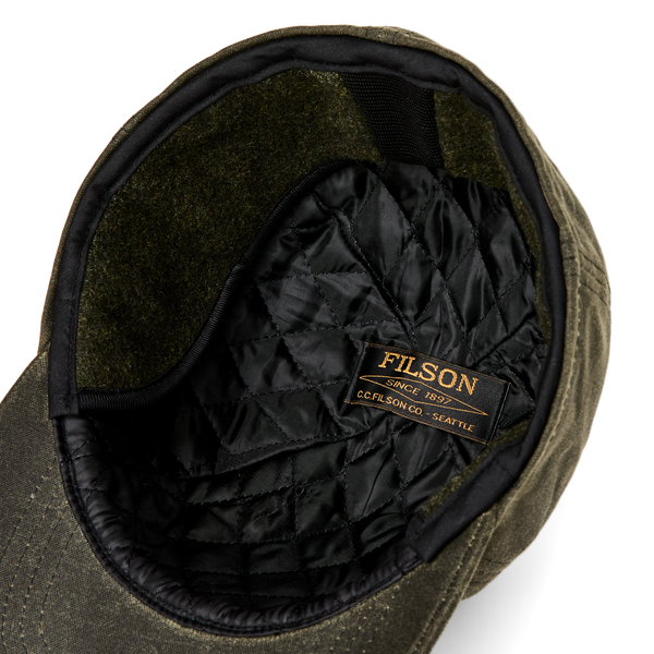 Filson Insulated Tin Cloth Cap Otter Green