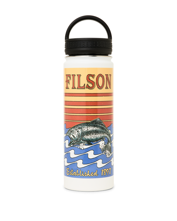 filson Insulated Water Bottle White / Dusk Fish