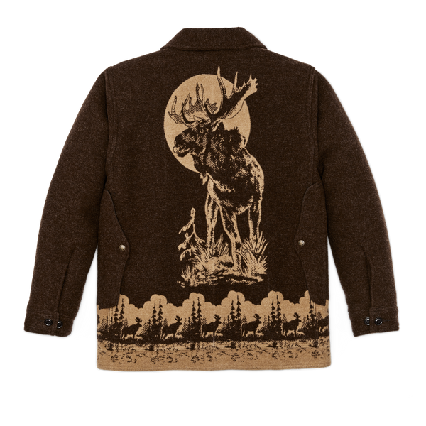 Filson Jacquard Wool Cruiser Brown / Khaki Moose