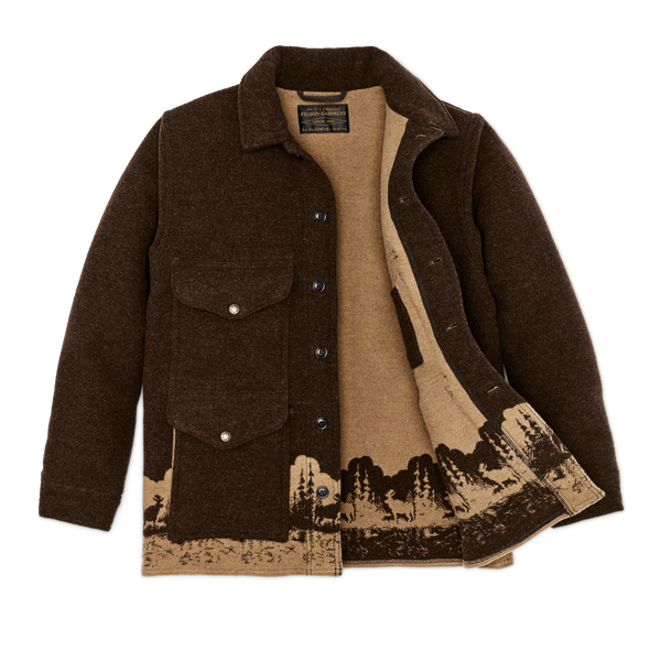 Filson Jacquard Wool Cruiser Brown / Khaki Moose