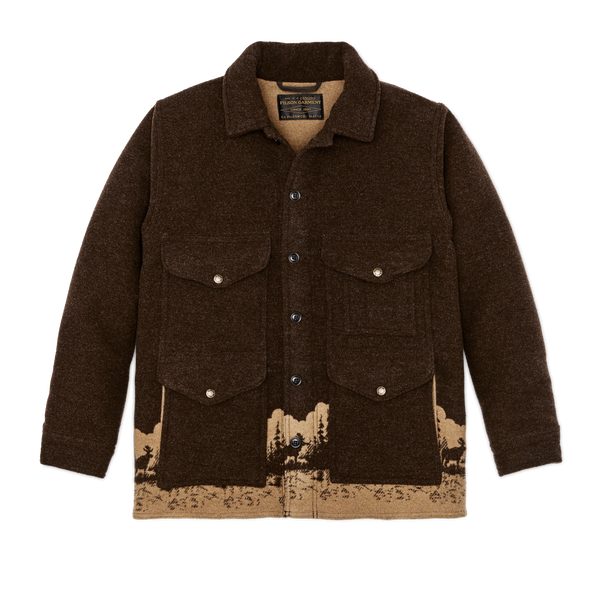 filson Jacquard Wool Cruiser Brown / Khaki Moose
