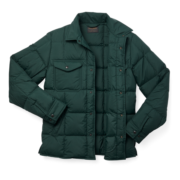 Filson Lightweight Down Jac-shirt Fir