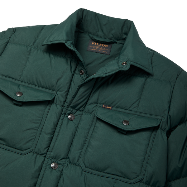 Filson Lightweight Down Jac-shirt Fir