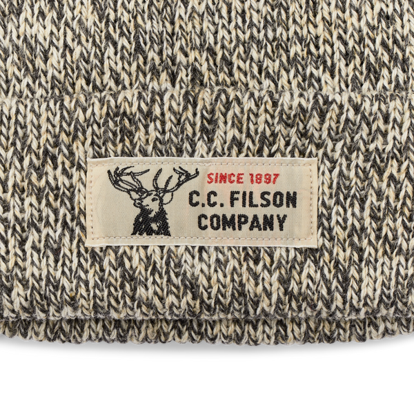 Filson Lined Ragg Wool Beanie Charcoal Heather