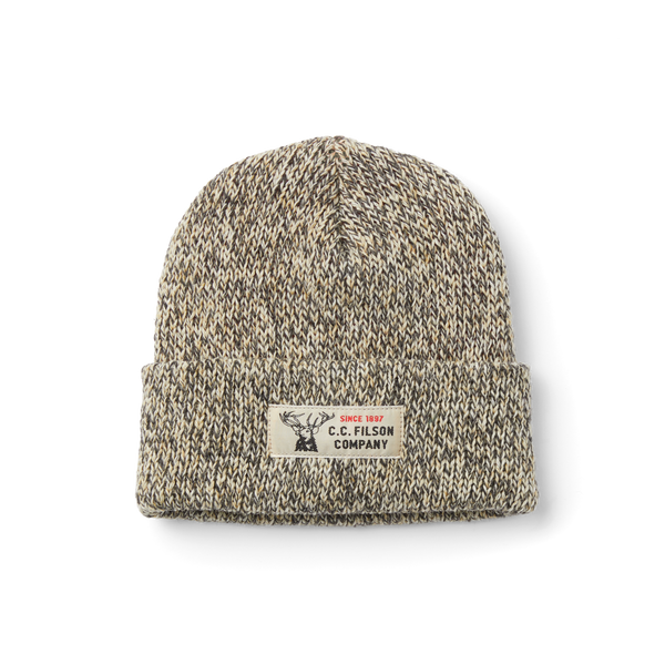 filson Lined Ragg Wool Beanie Charcoal Heather