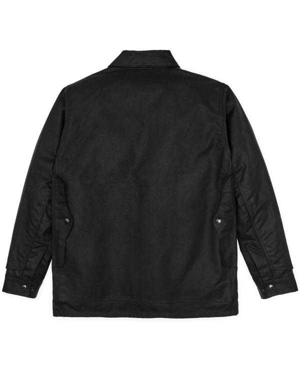 Filson Lined Tin Cloth Cruiser Jacket Black
