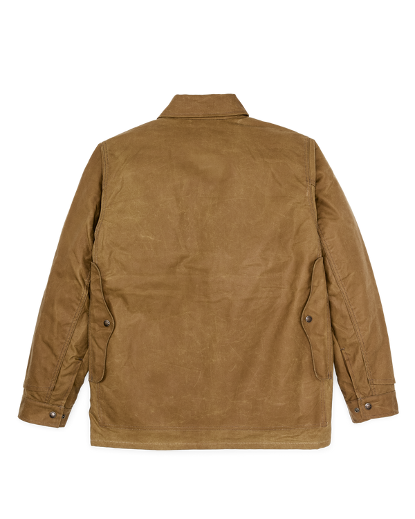 Filson Lined Tin Cloth Cruiser Jacket Dark Tan