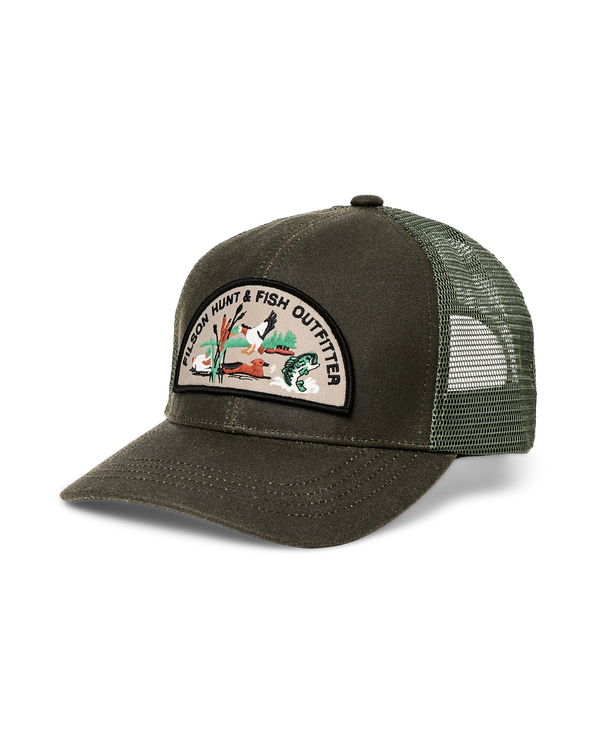 filson Logger Mesh Cap Otter Green / Hunt Fish