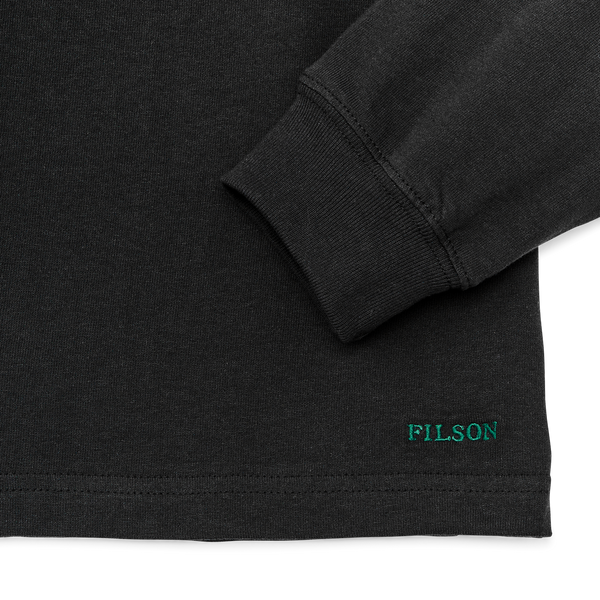 Filson Long Sleeve Pioneer Pocket T-shirt Black