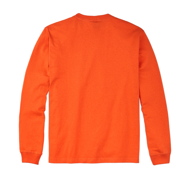 Filson Long Sleeve Pioneer Pocket T-shirt Flame