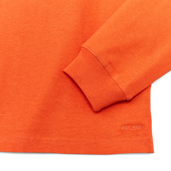 Filson Long Sleeve Pioneer Pocket T-shirt Flame