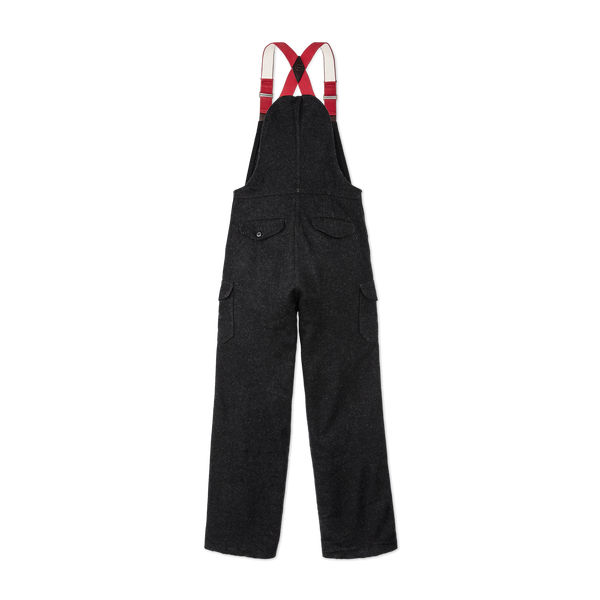 Filson Mackinaw Wool Bibs Charcoal