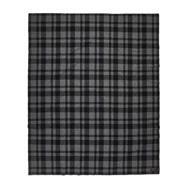 filson Mackinaw Wool Blanket Charcoal Black