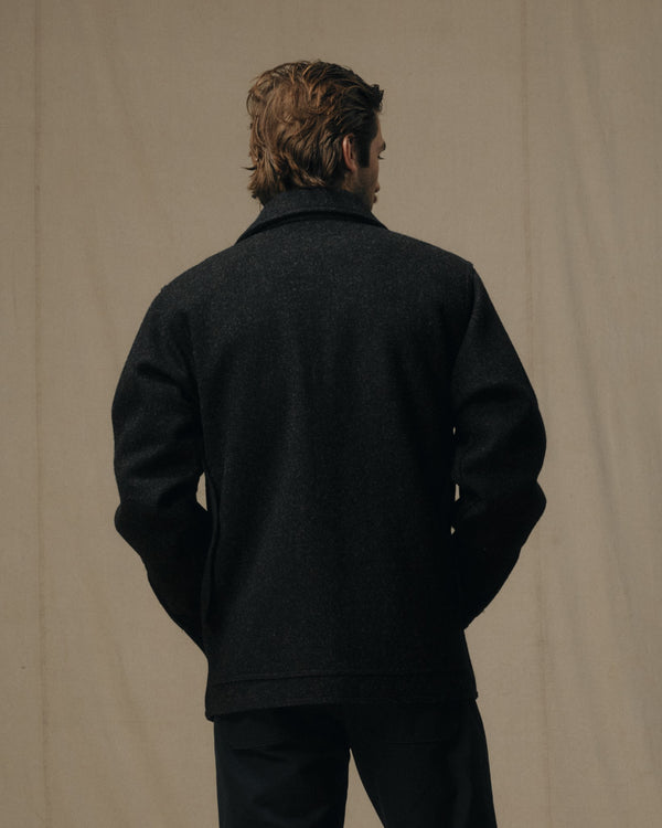 Filson Mackinaw Wool Cruiser Jacket Charcoal