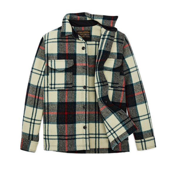 Filson Mackinaw Wool Jac-shirt Cream / Multi Plaid