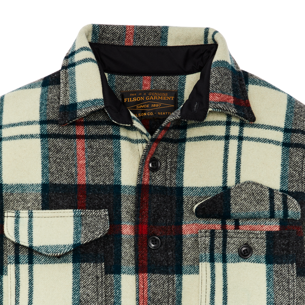 Filson Mackinaw Wool Jac-shirt Cream / Multi Plaid