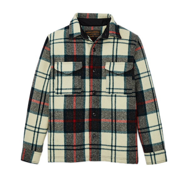 filson Mackinaw Wool Jac-shirt Cream / Multi Plaid