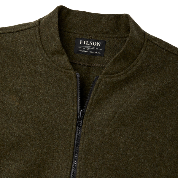 Filson Mackinaw Wool Jacket Liner Forest Green