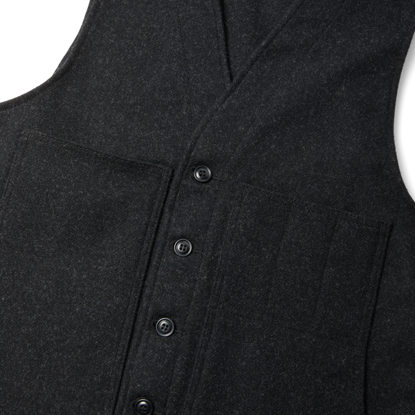 Filson Mackinaw Wool Vest Charcoal