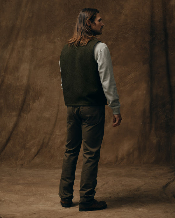 Filson Mackinaw Wool Vest Forest Green