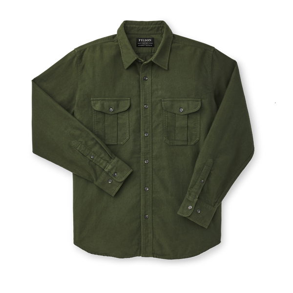 Filson Moleskin Seattle Shirt Dark Olive