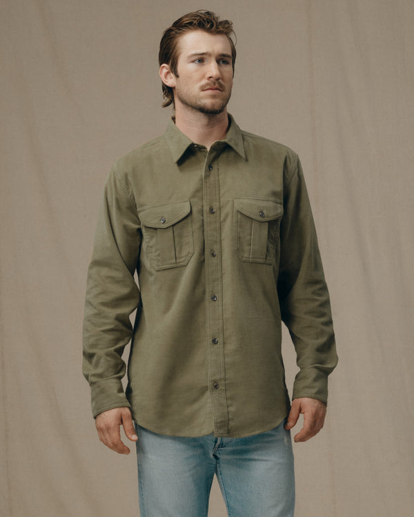 filson Moleskin Seattle Shirt Lovat