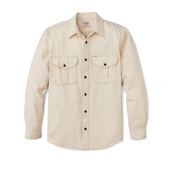 filson Natural Twill Guide Shirt Natural Seed