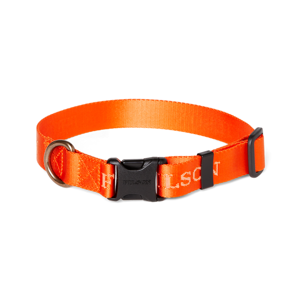 filson Nylon Dog Collar Flame