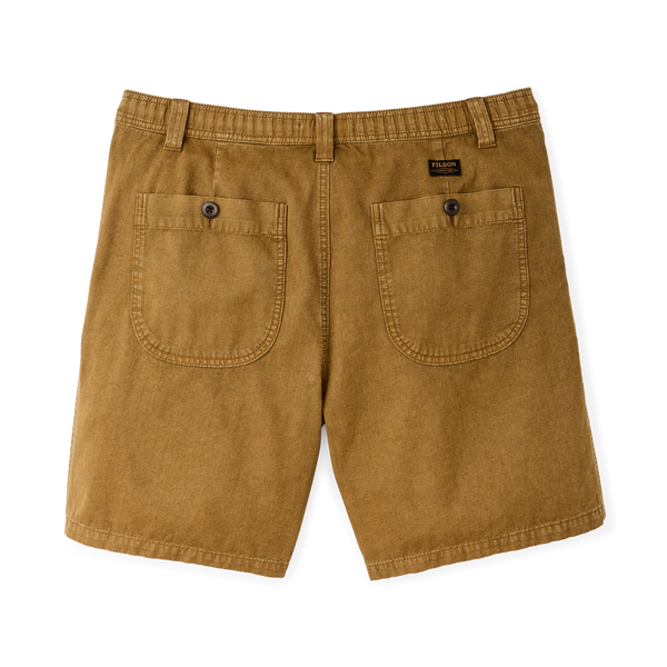 Filson Oakville Canvas Shorts Bronze Brown