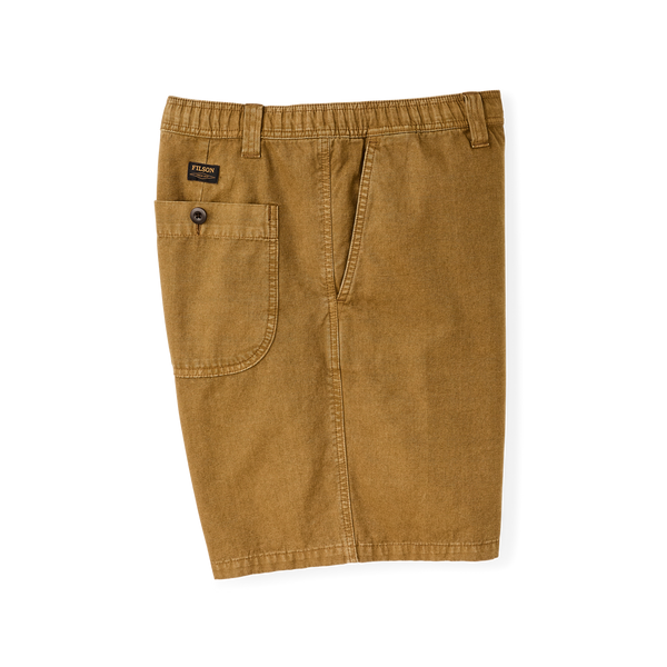 Filson Oakville Canvas Shorts Bronze Brown