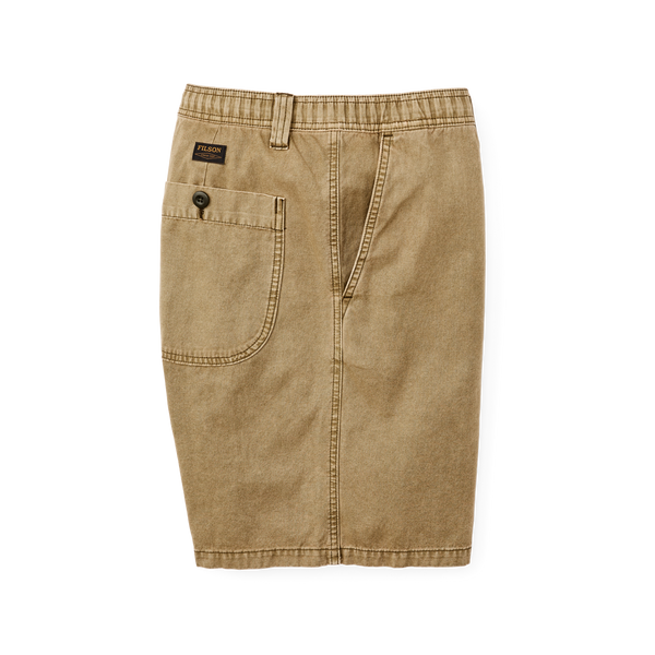 Filson Oakville Canvas Shorts Slate Olive