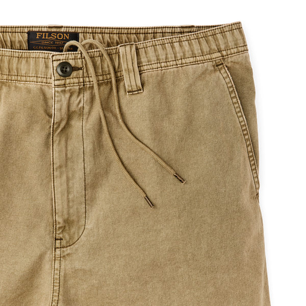 Filson Oakville Canvas Shorts Slate Olive