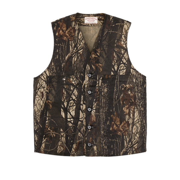 filson Oil Tin Cloth Vest Realtree Hardwoods Camo