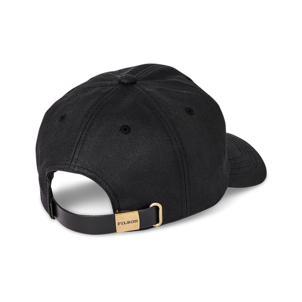 Filson Oil Tin Low-profile Logger Cap Black
