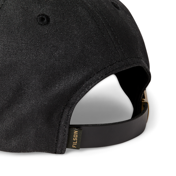 Filson Oil Tin Low-profile Logger Cap Black