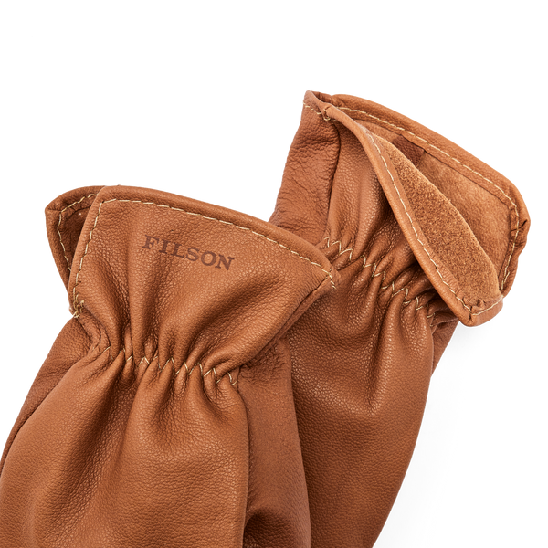 Filson Original Goatskin Gloves Saddle Brown