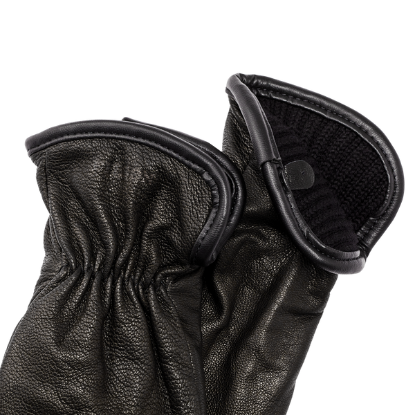 Filson Original Lined Goatskin Gloves Black