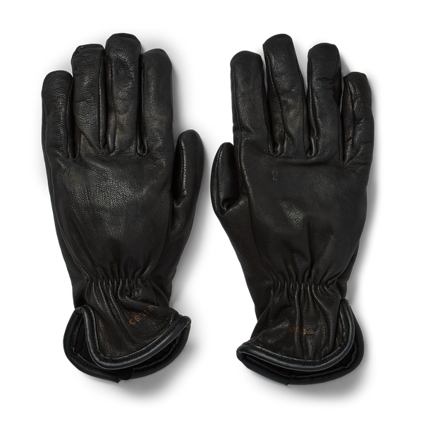 filson Original Lined Goatskin Gloves Black