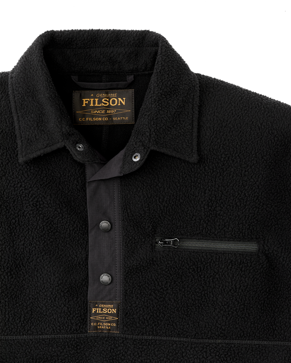 Filson Pile Fleece Pullover Black
