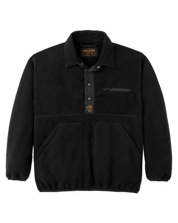 filson Pile Fleece Pullover Black