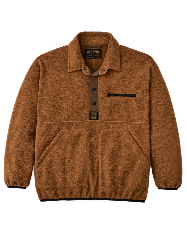 filson Pile Fleece Pullover Whiskey