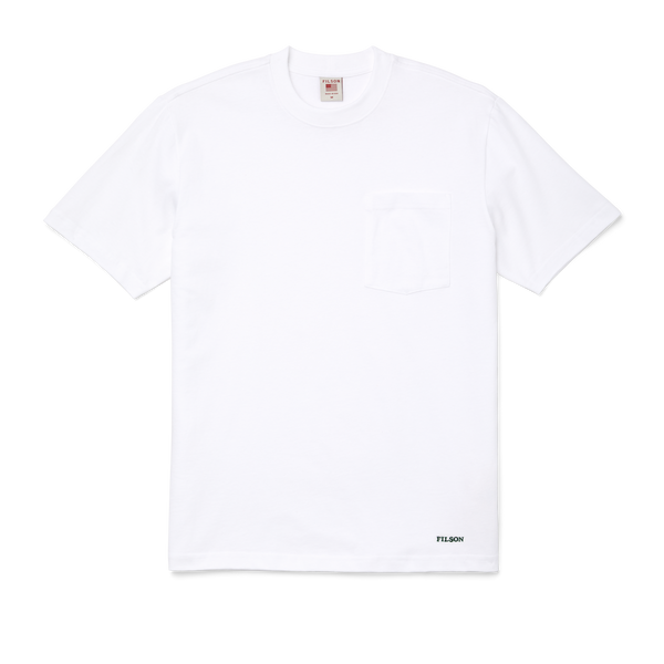 filson Pioneer Pocket T-shirt Bright White