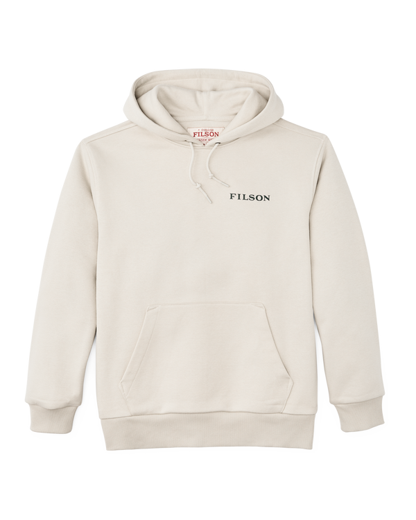 Filson Prospector Graphic Hoodie Cliff Gray / Scenic