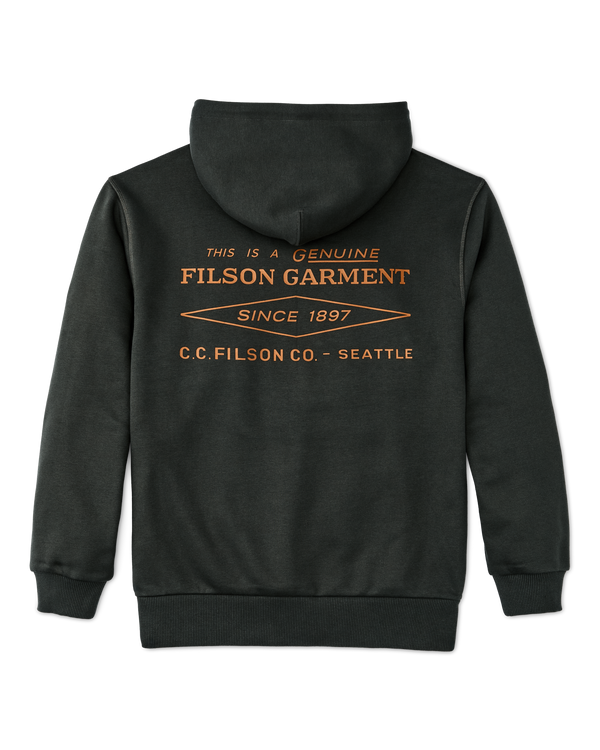 Filson Prospector Graphic Hoodie Peat / Diamond