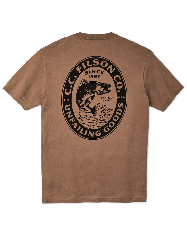 Filson Ranger Graphic T-shirt Rugged Tan / Fish