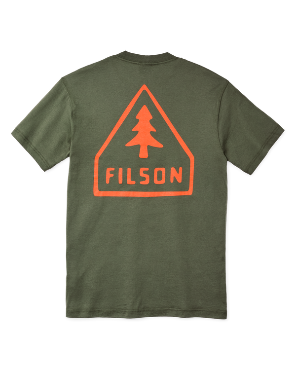 Filson Ranger Graphic T-shirt Service Green / Tree