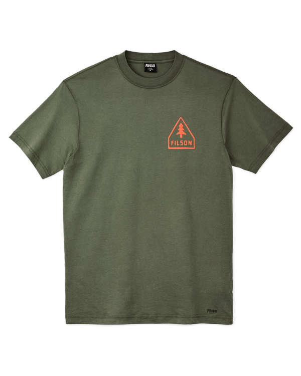 filson Ranger Graphic T-shirt Service Green / Tree