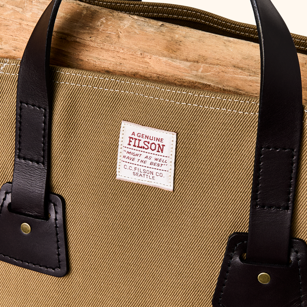 Filson Rugged Twill Log Carrier Tan
