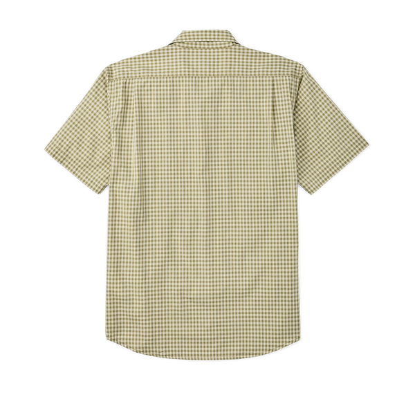 Filson Filson's Washed Short Sleeve Feather Cloth Shirt Green / Ivory Gingham